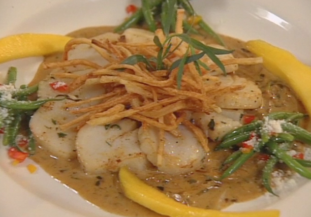 Sea Scallops with Mango and Jalapenos