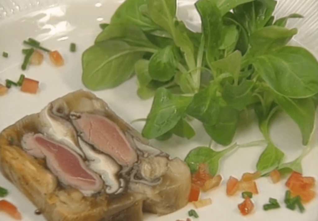 Terrine of Squab Breast and Wild Mushrooms