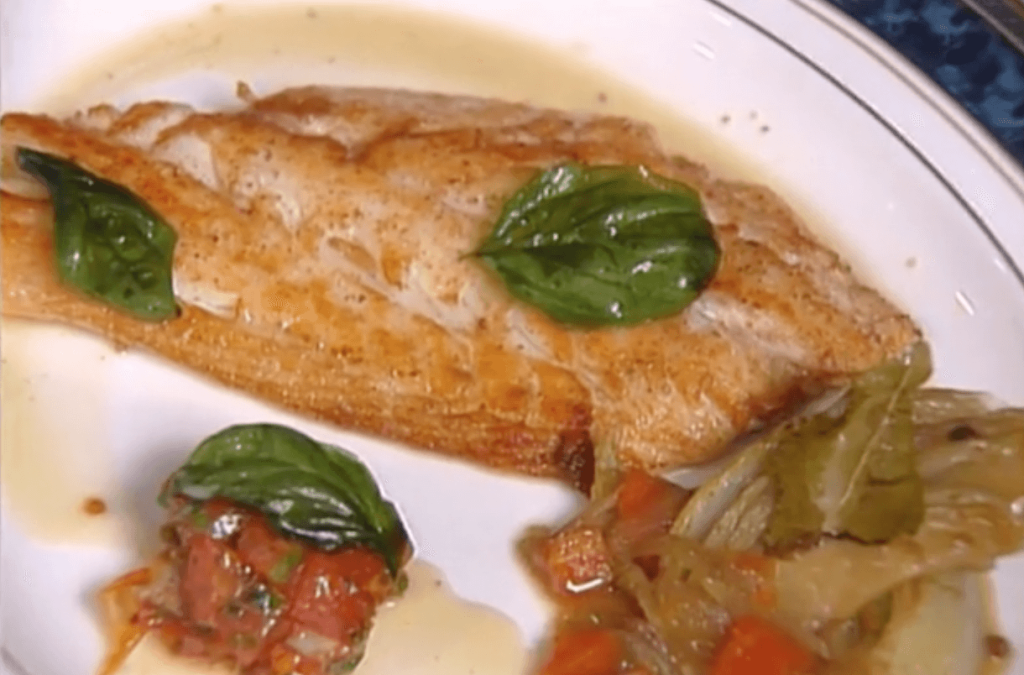 Red Snapper with Tomatoes, Basil, Fennel, and Lemon