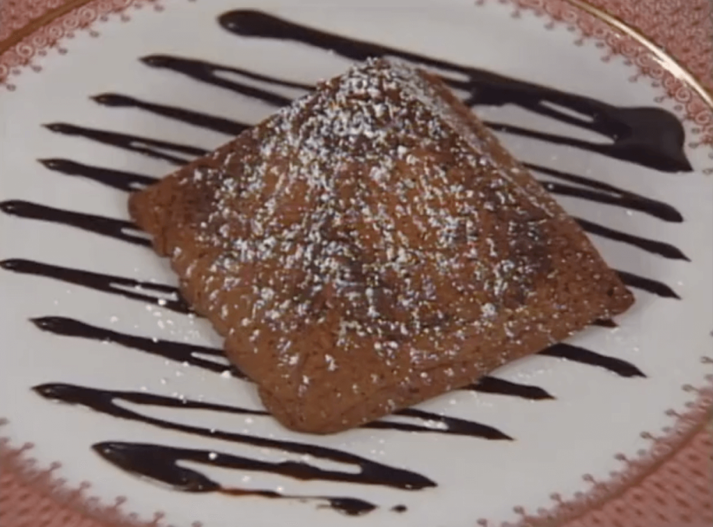 Warm Center Chocolate Pyramid Cake