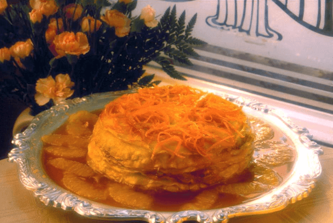 Crêpes with Oranges