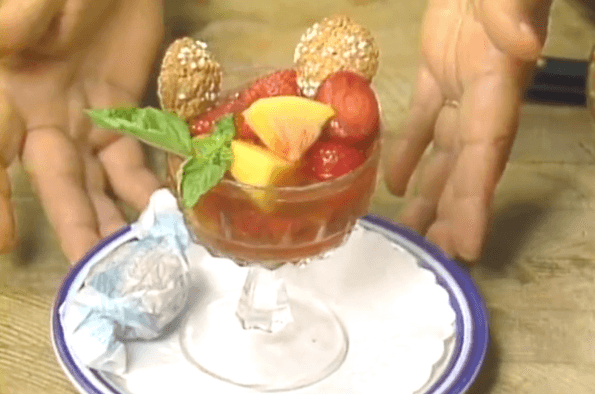 Strawberries Italian Style