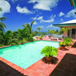 Pool over looking the Beach