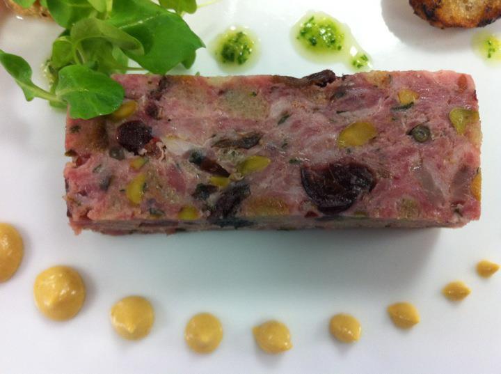 Pork belly pate
