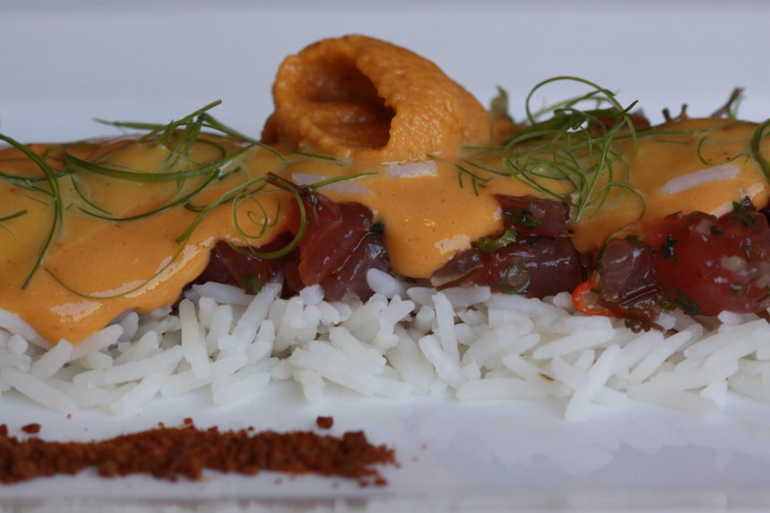 Spicy Ahi with Aleppo Pepper Aϊoli