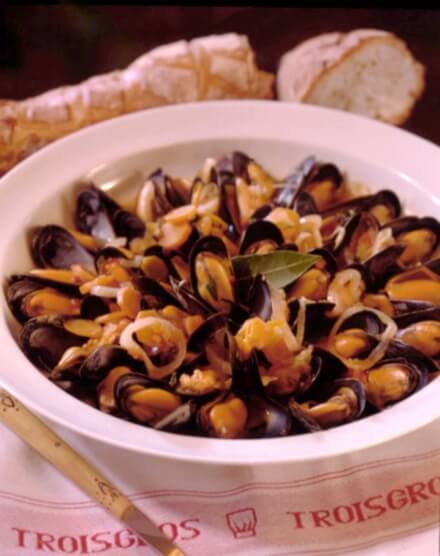 Mussels and Braised Vegetables