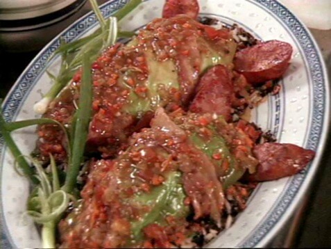 Roasted Baby Bat (Stuffed Quail on Dusky Rice) Daniel Bonnot