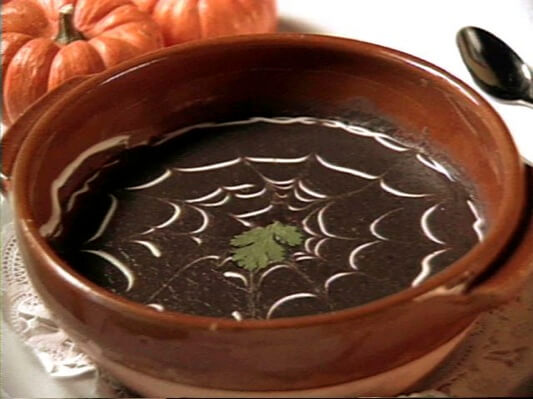 Cream of Black Widow’s Web (Black Bean Soup)