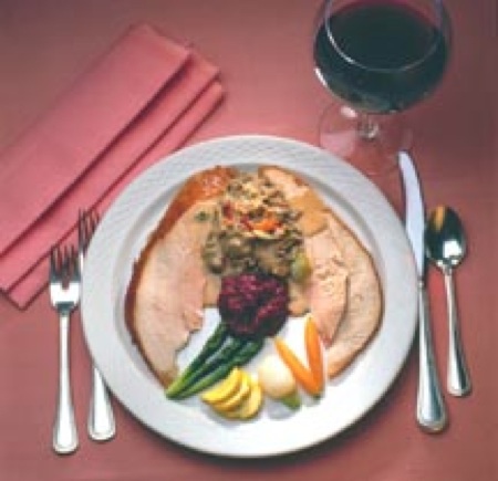 Roast Turkey with Blue Cornmeal-Chorizo Stuffing