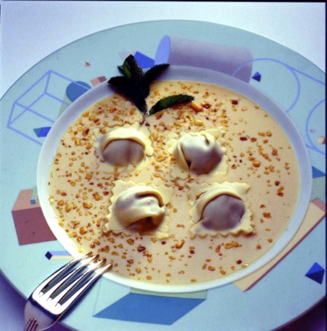White Chocolate Ravioli