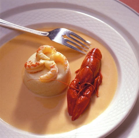 Catfish Mousse with Crayfish Sauce