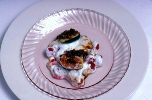 Raspberry and Fig Gratin