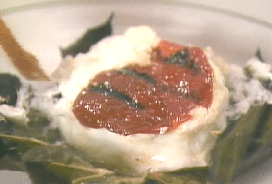 Grilled Goat Cheese in Vine Leaves