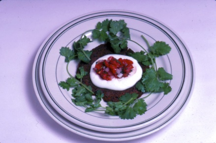 Santa Fe Black Bean Cake