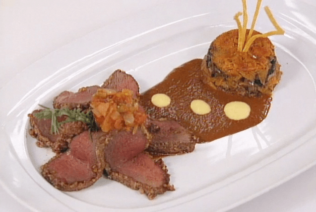 Venison Adobado with Native Seeds ►