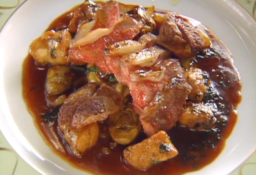 Baby Lamb with Sweetbreads ►
