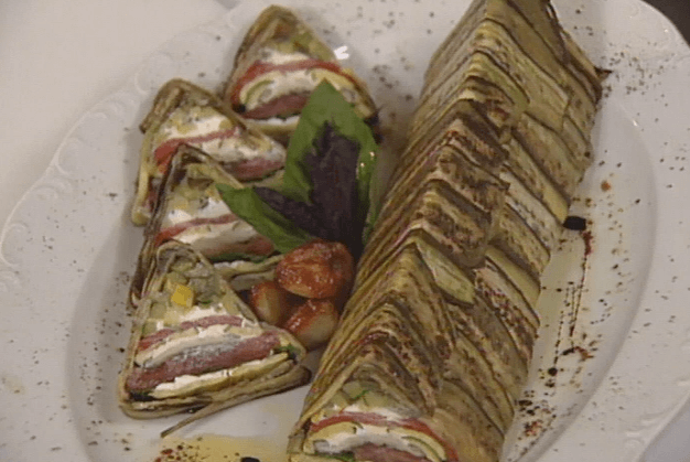 Puna Goat Cheese Vegetable Terrine ►