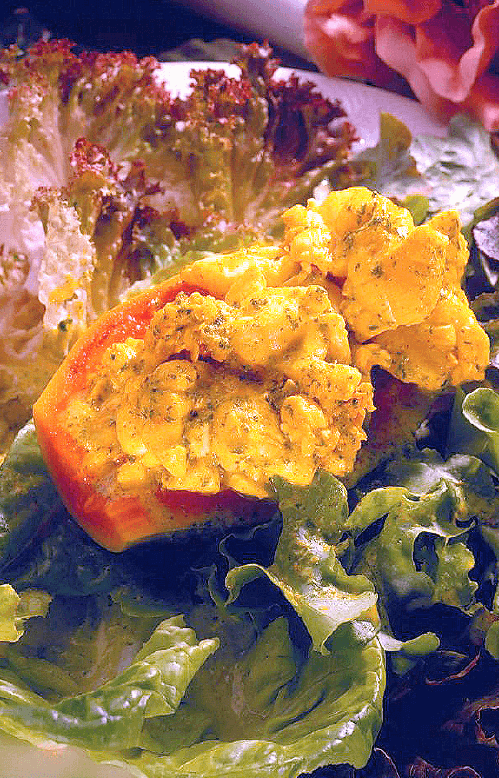 Curried Nuggets of Lobster