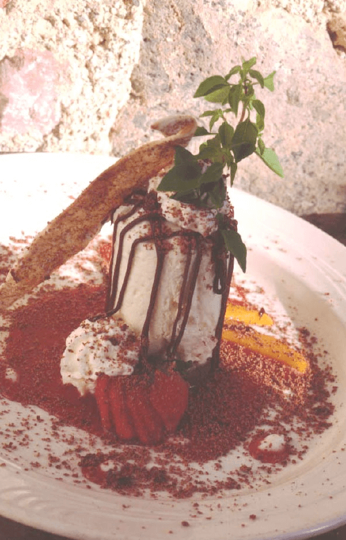 Lemon-Lime Mousse with Chocolate Crunch