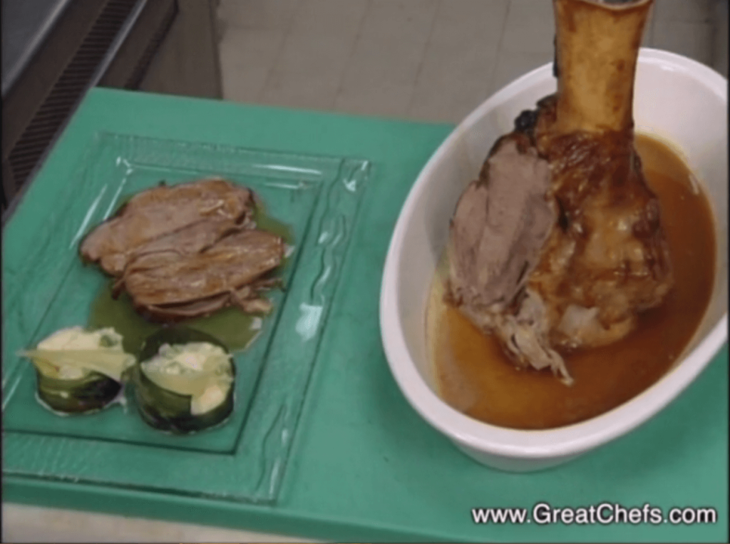 Poached and Roasted Veal Knuckle
