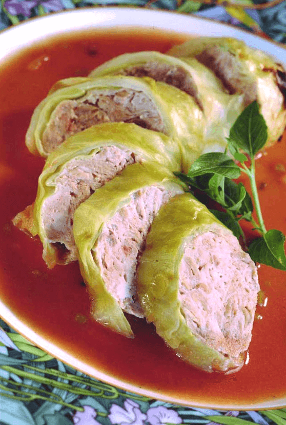 Suckling Pig Paupiette with Guava Sauce