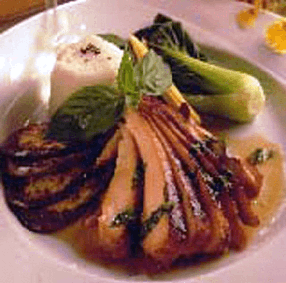 Nanakuli Chicken Breasts with Shiitake Mushrooms and Steamed Baby Vegetables