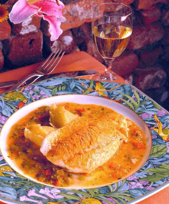 Baked Fillet of Sea Bass