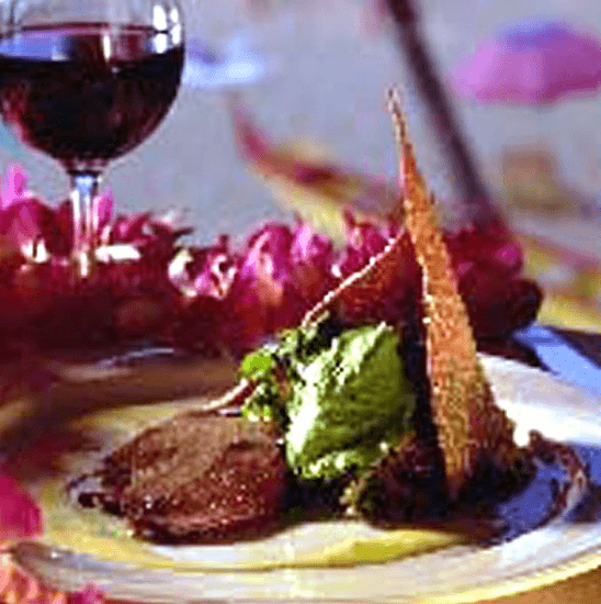 Venison Pipikaula with Kau Orange Vinaigrette