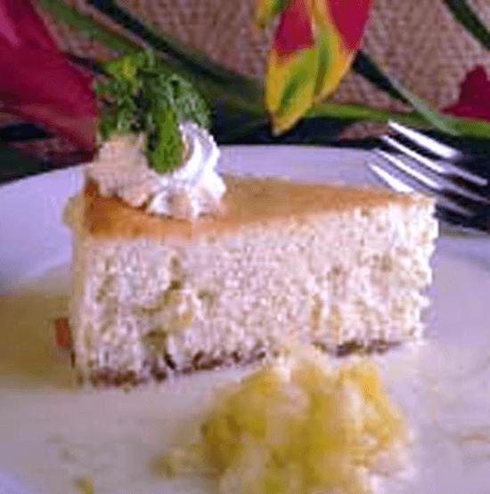 Sam Choy's Pineapple Cheesecake Robert Eng