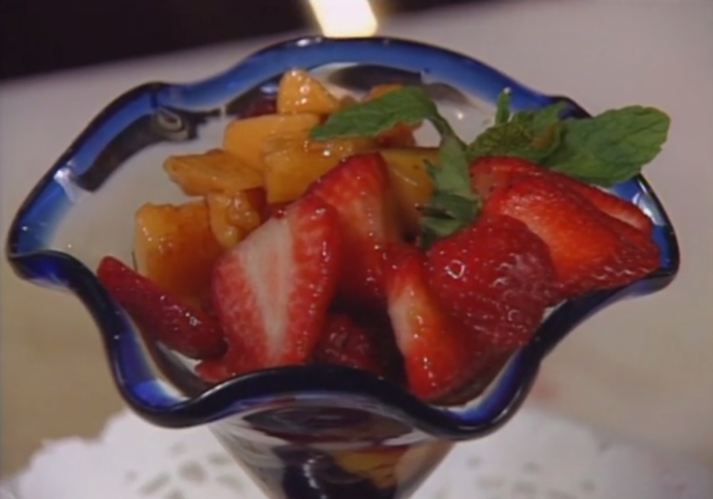 Fresh Fruit in Vanilla-infused Balsamic Vinegar