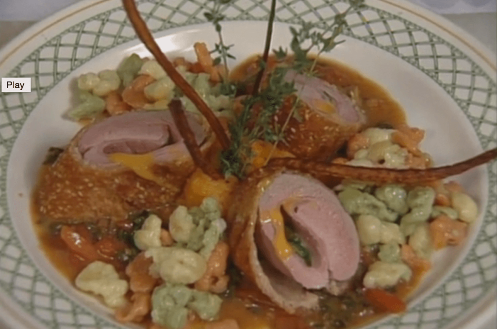 Sesame Pork Tenderloin with Tomato-Sorrel Concasse