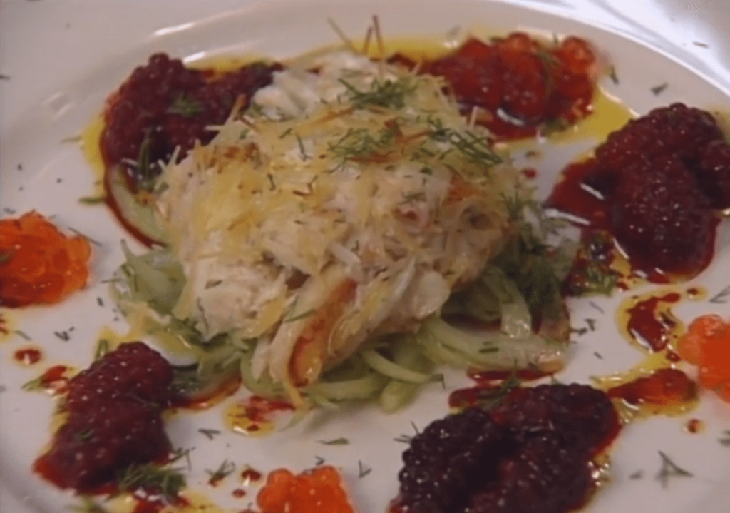 Croustillant of Dungeness Crab