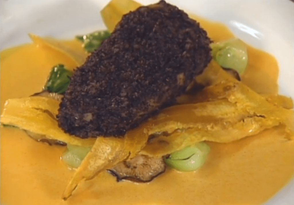 Black Bean-crusted Yellowfin Tuna