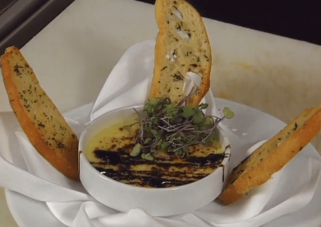 Foie Gras, Apple and Goat Cheese Crème Brûlée