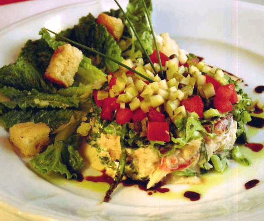 Crab Caesar Salad