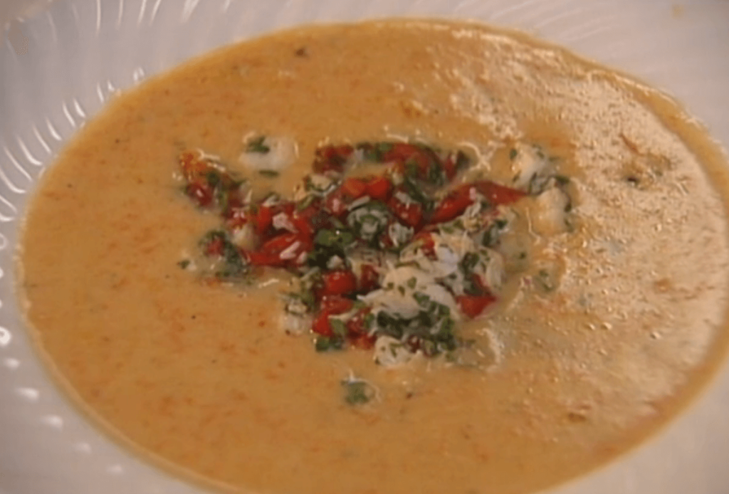 Crab Chowder with Roasted Red Pepper