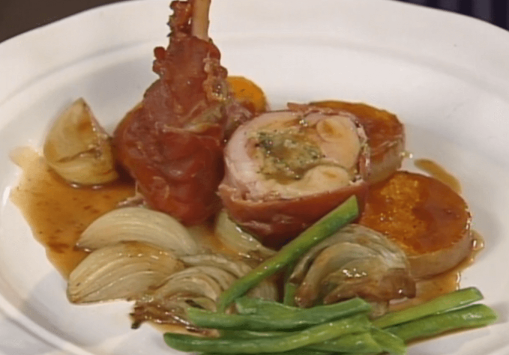 Prosciutto-wrapped Rabbit