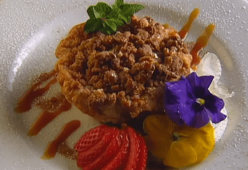 Cayenne-spiced Peach Cobbler