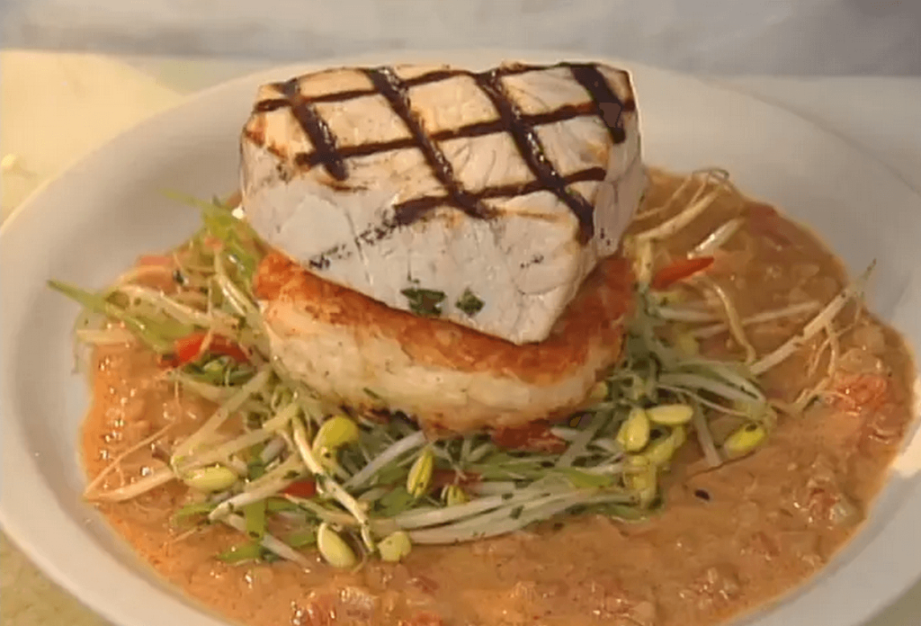 Grilled Swordfish, Thai-style