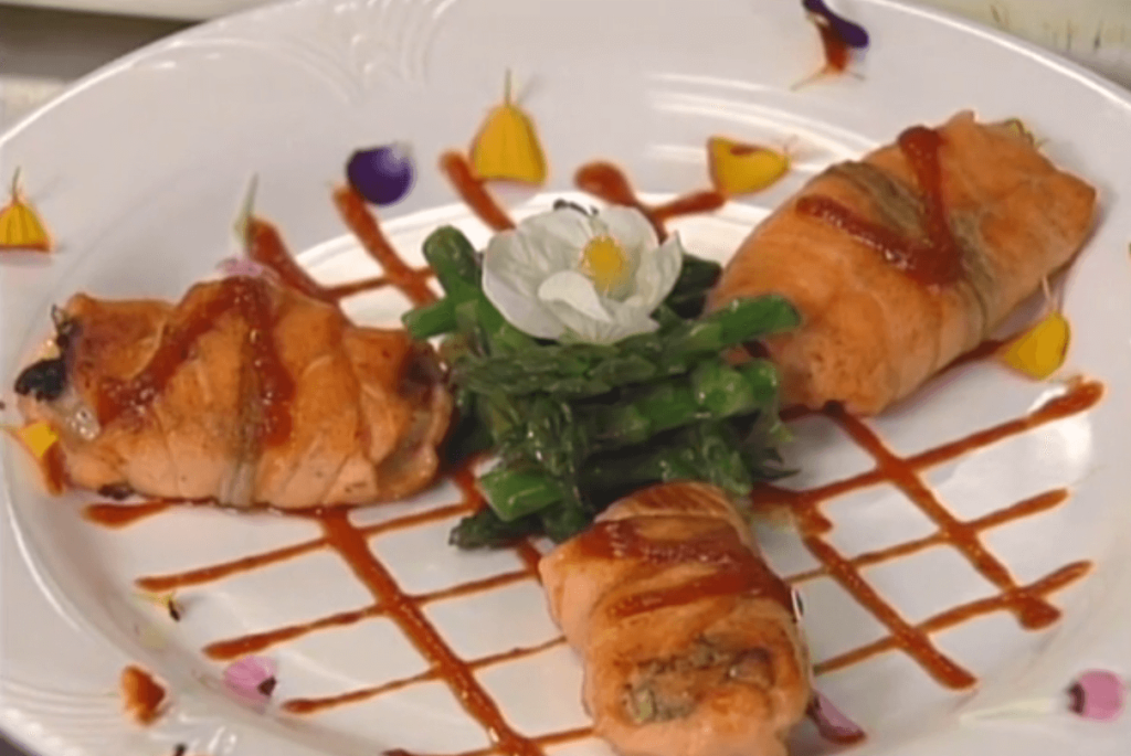 Involtini di Salmone (Stuffed Salmon Rolls)