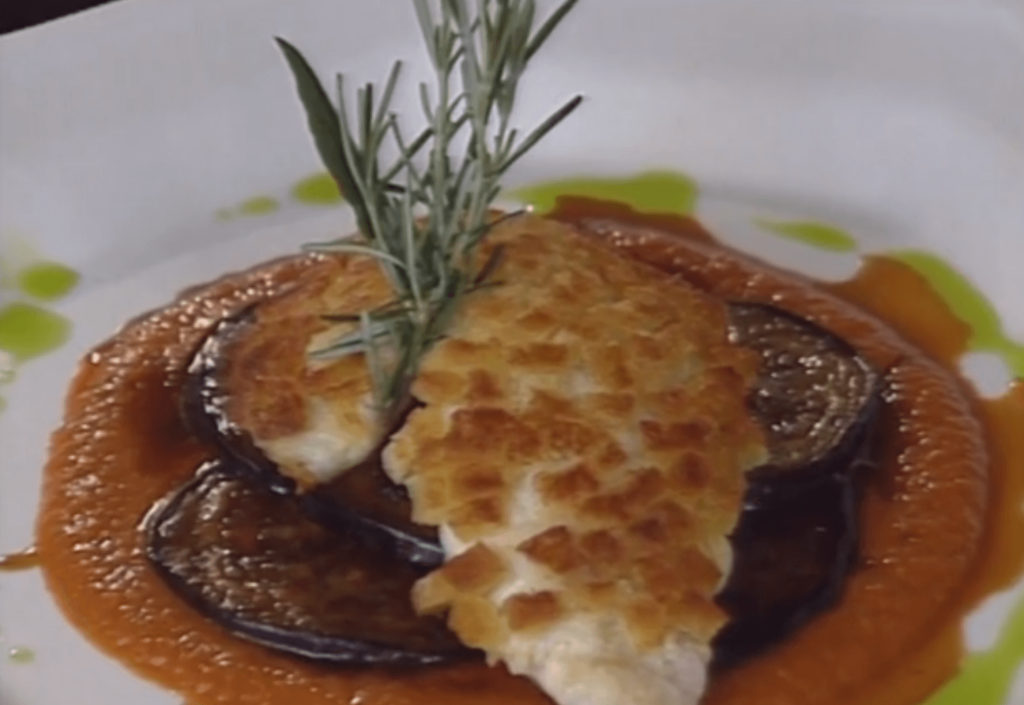 Daurade Acacia (Snapper with Eggplant)