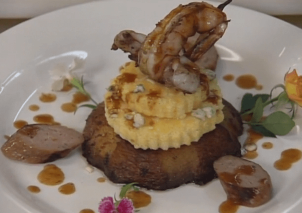 Portobello with Polenta
