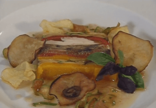 Terrine of Summer Vegetables and Guinea Fowl