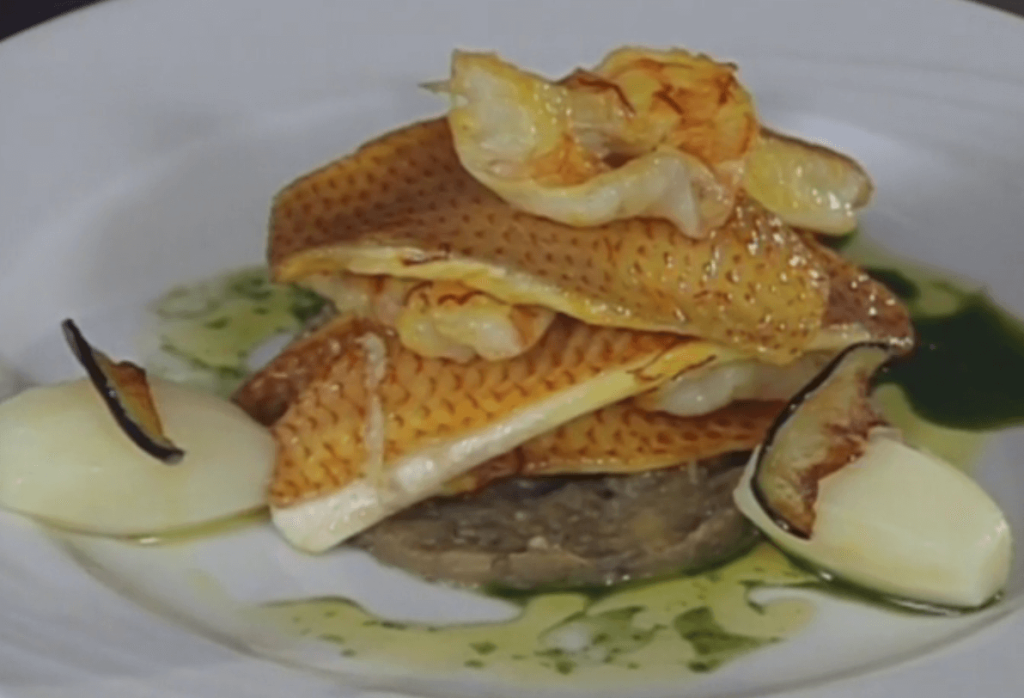 John Dory with Eggplant