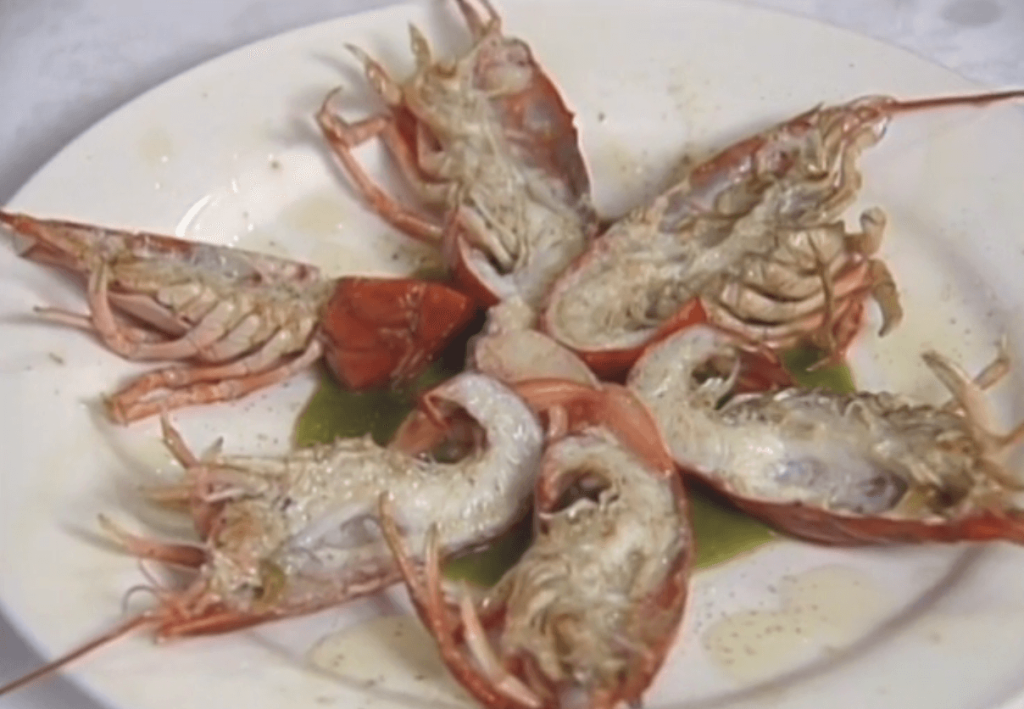 Zucchini Cream with Crayfish and White Truffle