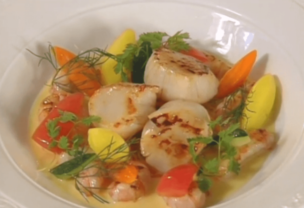 Prawn and Scallop Cassoulette