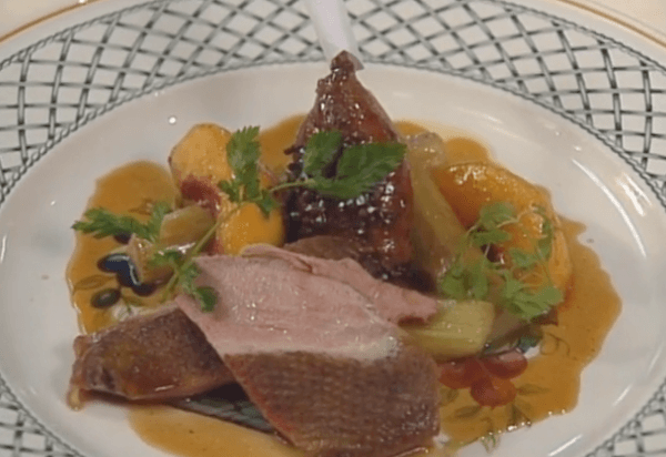 Roast Duck with Fruit
