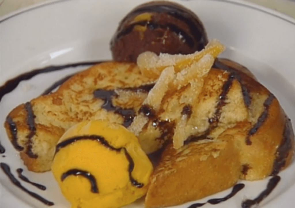 Brioche Pain Perdu with Orange-Balsamic Syrup