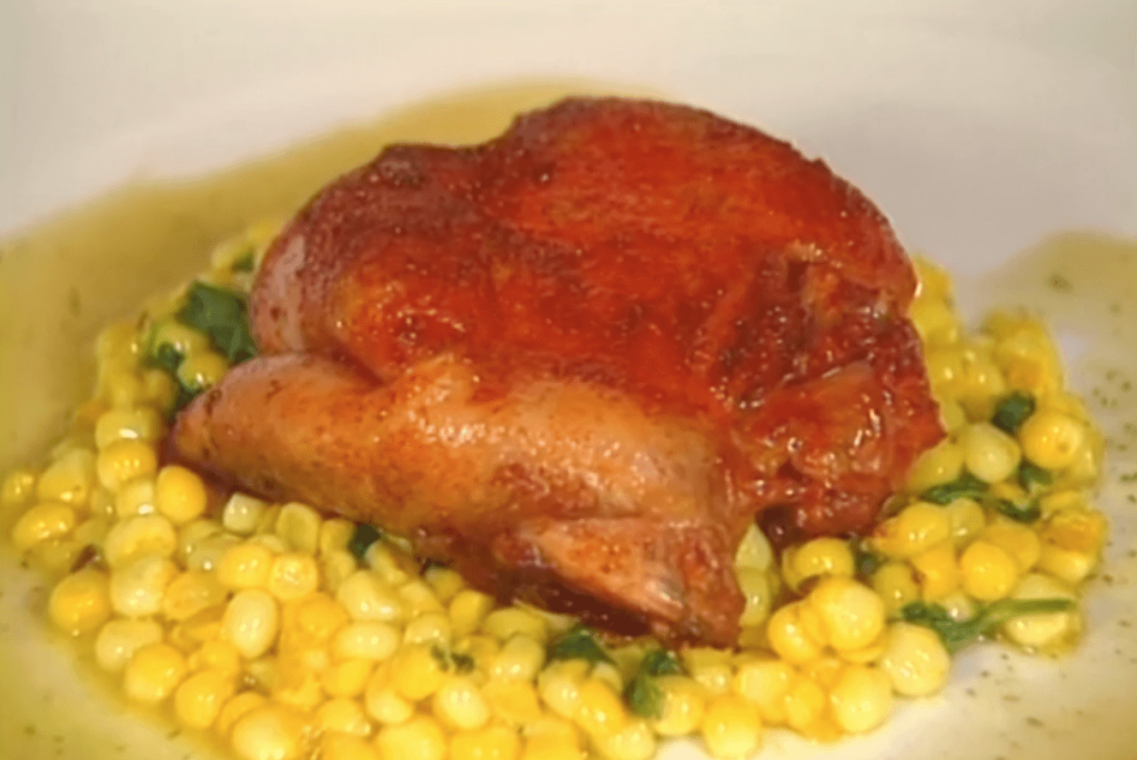 Tandoori Quail with Sesame-Sage Vinaigrette