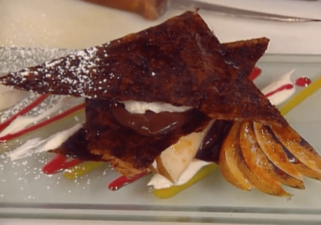 Crispy Chocolate Phyllo Napoleon